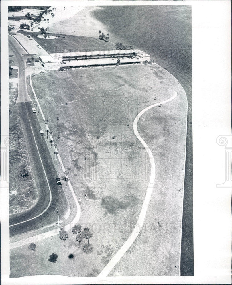 1984 St. Petersburg Florida Edgewater Beach Inn Aerial View Press Photo - Historic Images