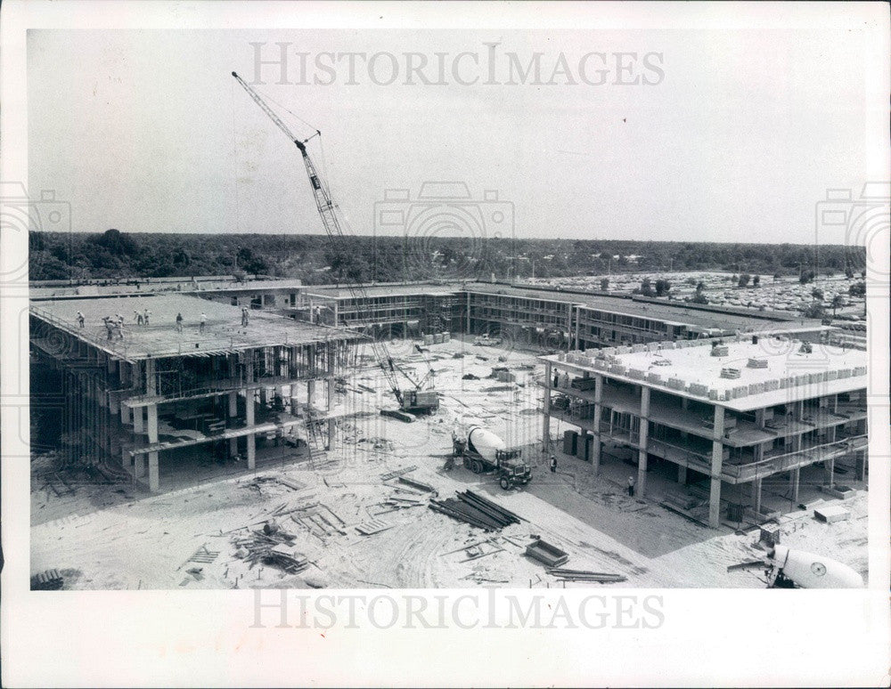 1974 St. Petersburg Florida Suncoast Village Construction Press Photo - Historic Images