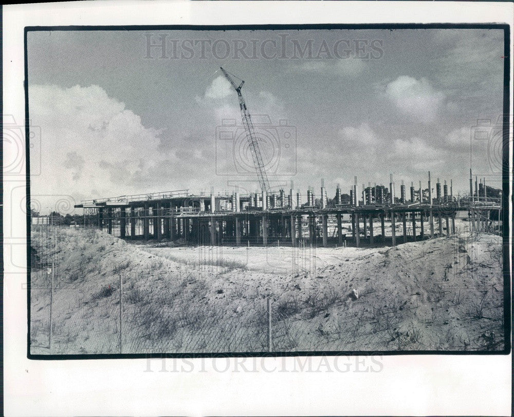 1974 St. Petersburg Florida Suncoast Village Construction Press Photo - Historic Images