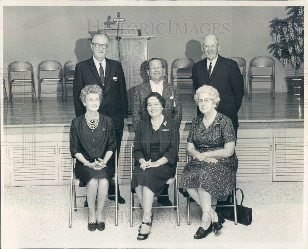 1963 St. Petersburg Florida Sun City Club Officers Press Photo - Historic Images