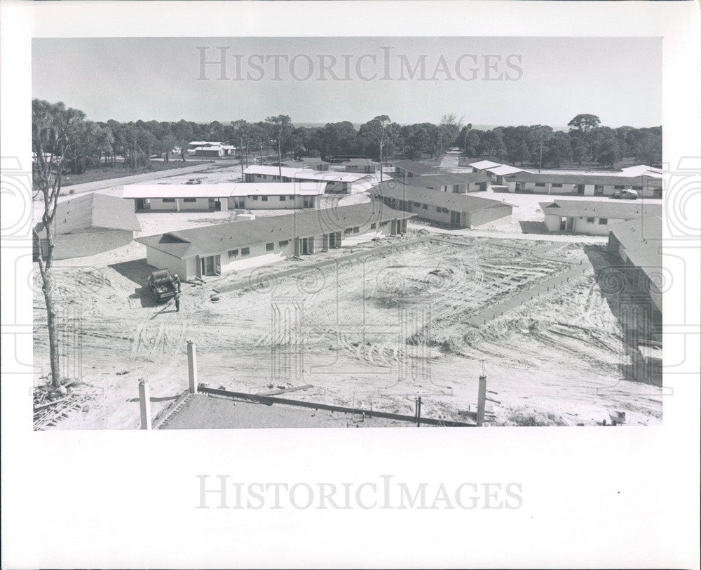 1963 St. Petersburg Florida Suncoast Manor Apartments Press Photo - Historic Images