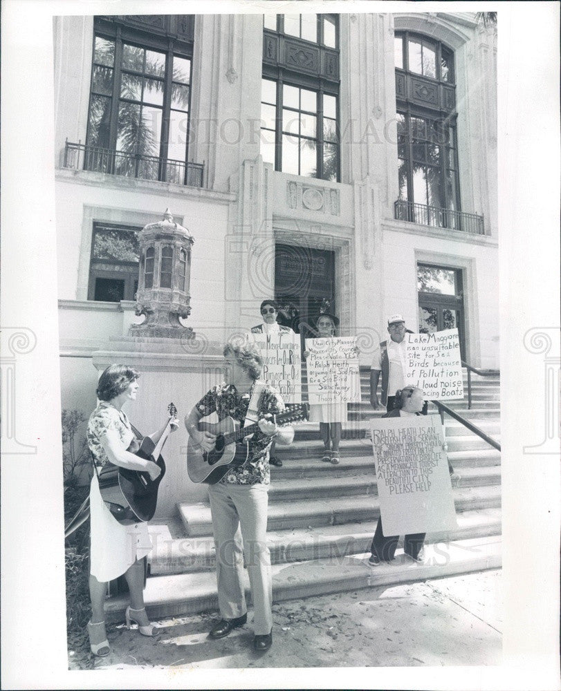 1982 St. Petersburg Florida Suncoast Seabird Sanctuary Supporters Press Photo - Historic Images