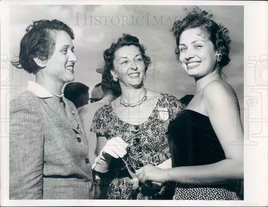 1954 St. Petersburg Florida Sunshine Skyway Bridge Dedication Press Photo - Historic Images