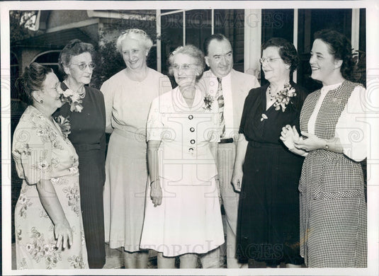 1948 St. Petersburg Florida Welsh Society Officers Press Photo - Historic Images