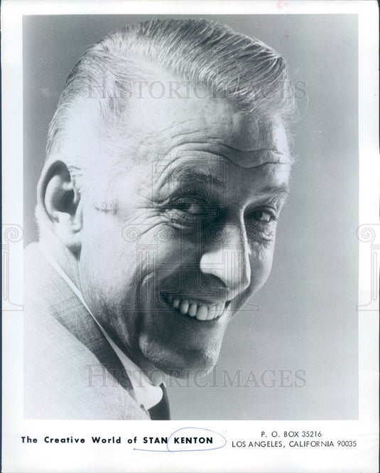 1971 Musician Stan Kenton Press Photo - Historic Images