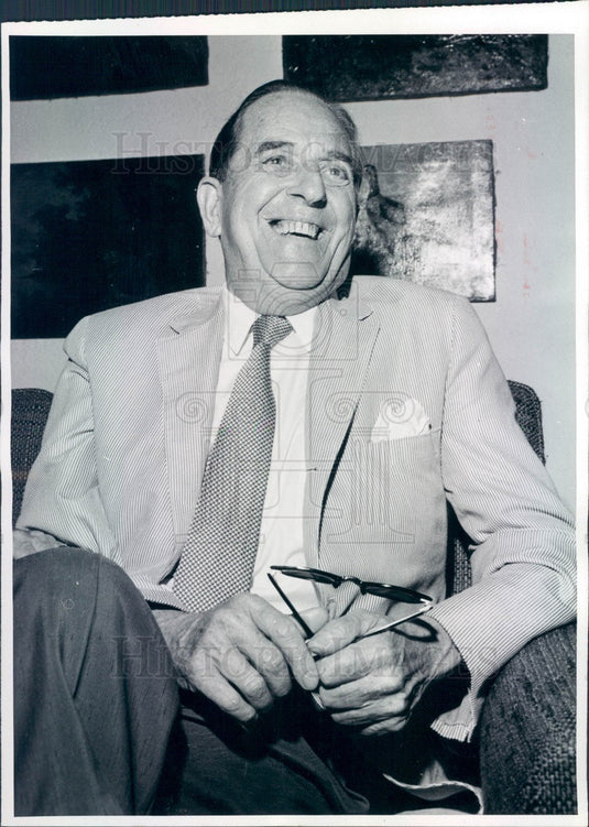 1966 Hollywood Actor Stanley Holloway Press Photo - Historic Images