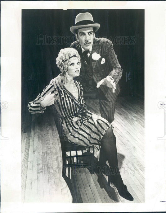 1978 Hollywood Actors Penny Worth & Jerry Orbach Press Photo - Historic Images