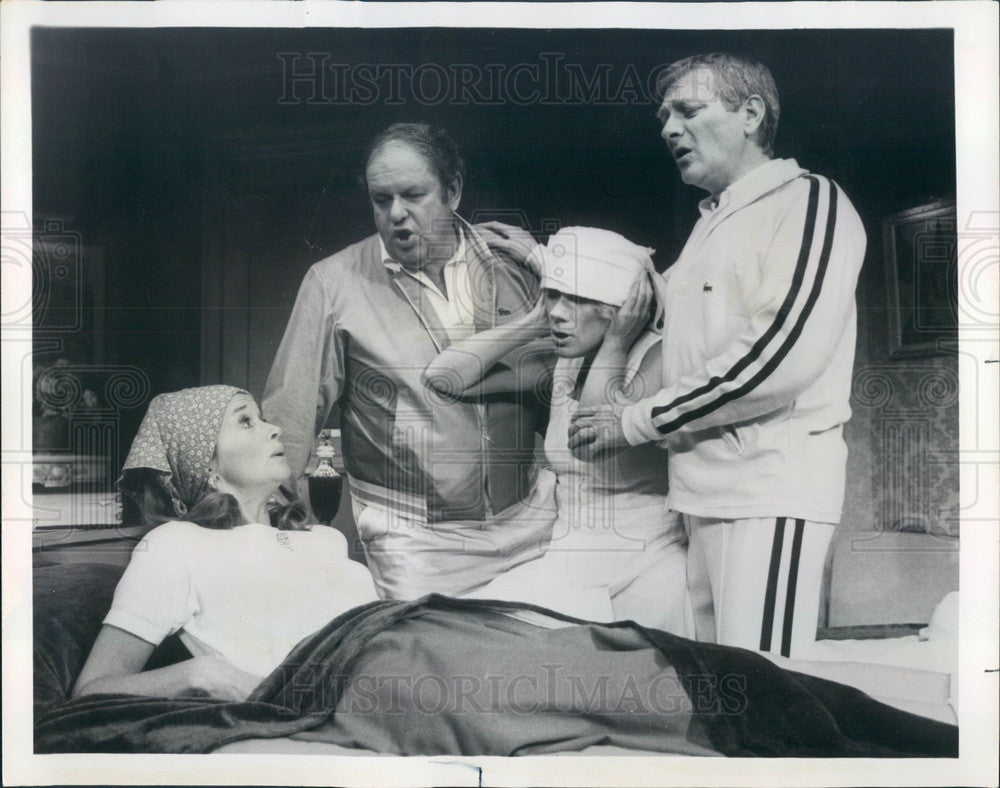 1976 Hollywood Actors Barbara Barrie/Jack Weston/Tammy Grimes Press Photo - Historic Images