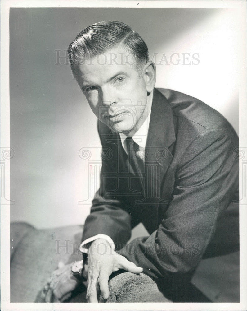 1961 NBC War Correspondent John Rich Press Photo - Historic Images