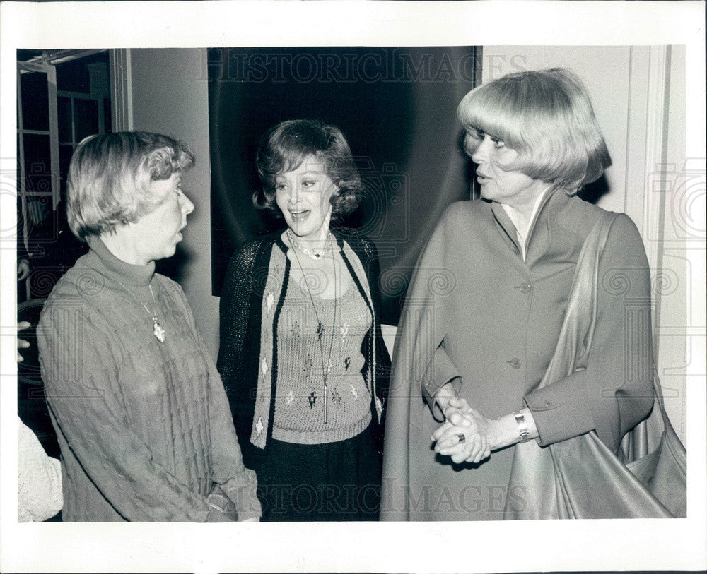 1981 Singer Carol Channing Press Photo - Historic Images