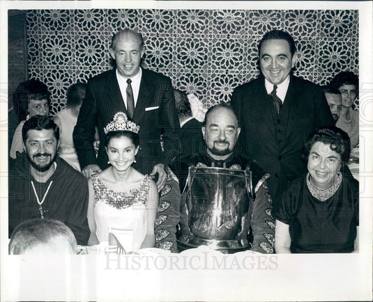 1969 Bradenton, Florida Hernando de Soto Bob Hoffman & Wife in Spain Press Photo - Historic Images