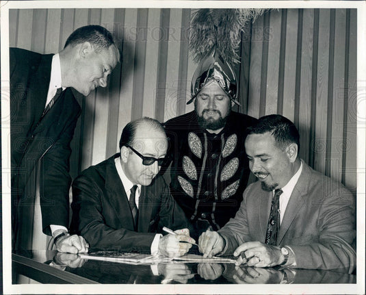 1967 Bradenton, Florida Hernando de Soto Richard Turner Press Photo - Historic Images