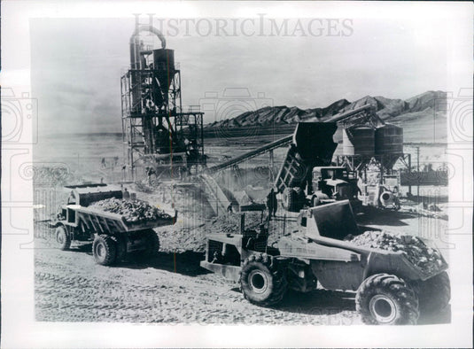 Undated Israel Dimonah Mines Phosphate Plant Press Photo - Historic Images