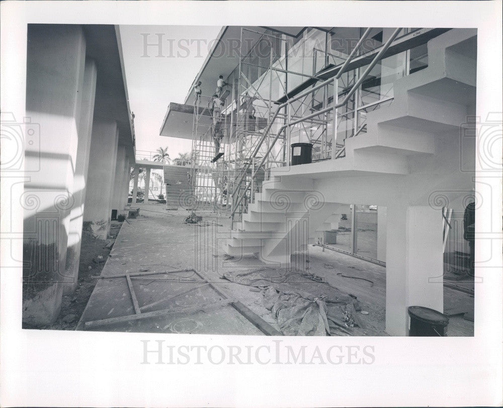 Undated Bradenton, Florida Auditorium Construction Press Photo - Historic Images