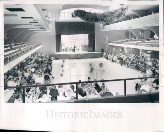 1961 Bradenton, Florida Municipal Auditorium New Year's Eve Press Photo - Historic Images