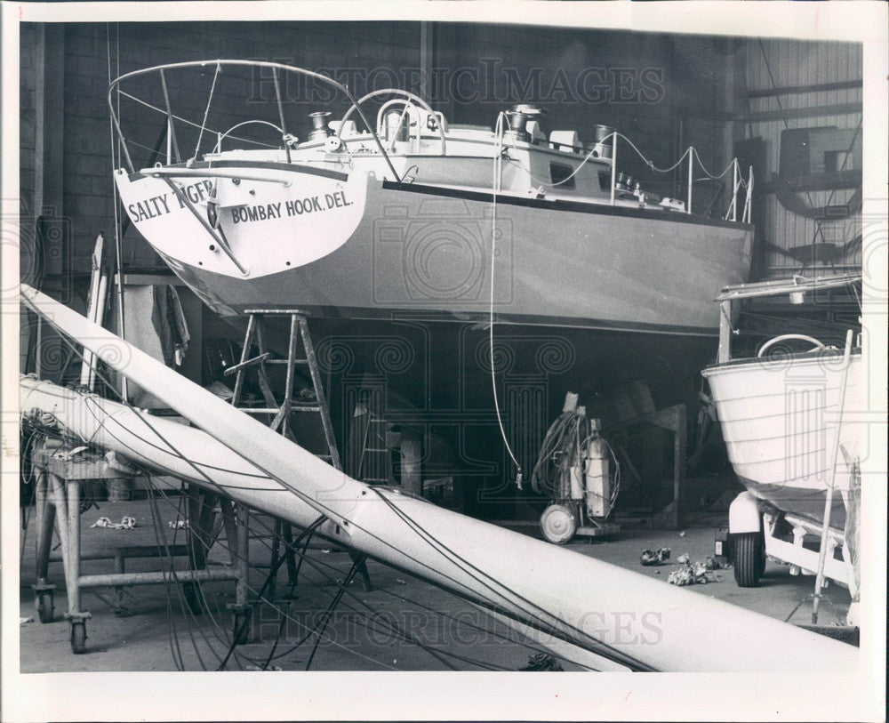 1969 St, Petersburg, Florida Yawl Salty Tiger Press Photo - Historic Images