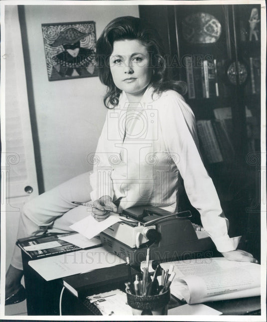 1968 Home Furnishings Expert & Author Barbara Taylor Bradford Press Photo - Historic Images