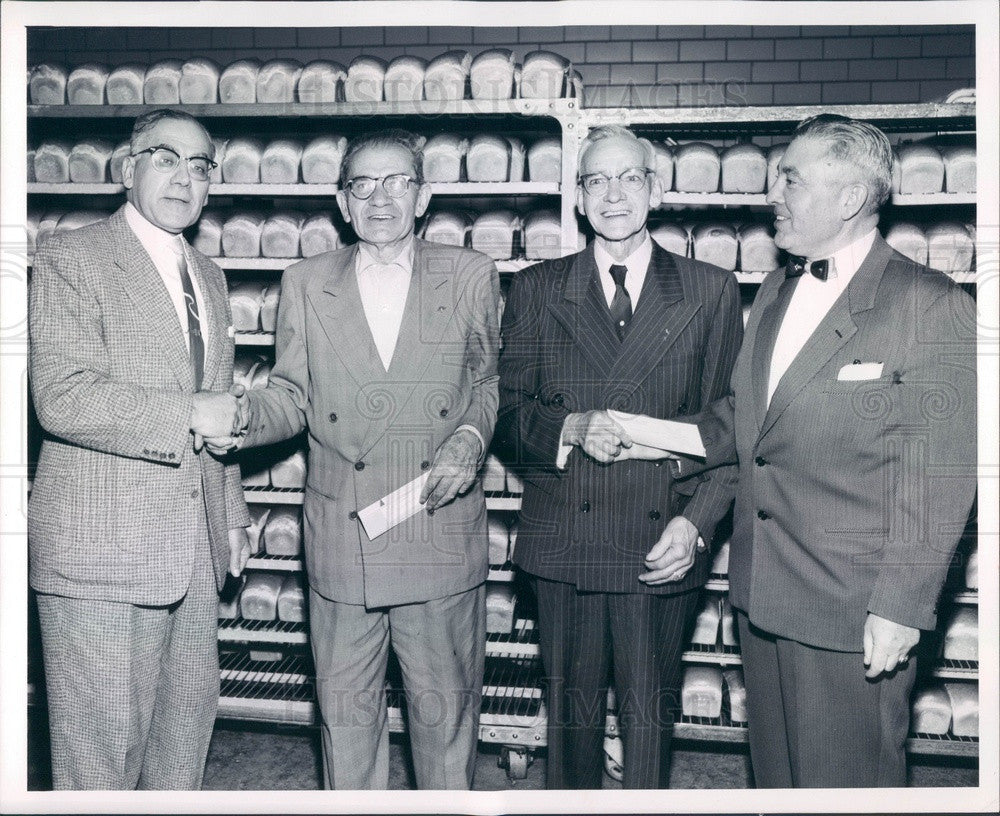 1960 Denver, Colorado Star Bakery President Sam Boscoe, Rudy Boscoe Press Photo - Historic Images