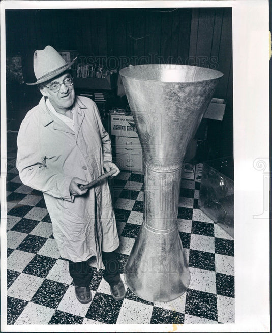 1977 Denver, Colorado Rainmaker Frank Boscoe & Latent Heat Generator Press Photo - Historic Images