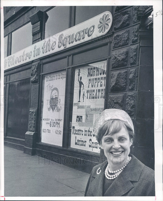 1967 Denver, CO Larimer Square Theater Director Barbara Bradish Press Photo - Historic Images