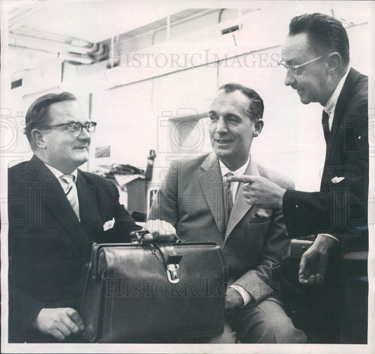 1960 Denver, Colorado Director of Aviation Richard Martin Press Photo - Historic Images