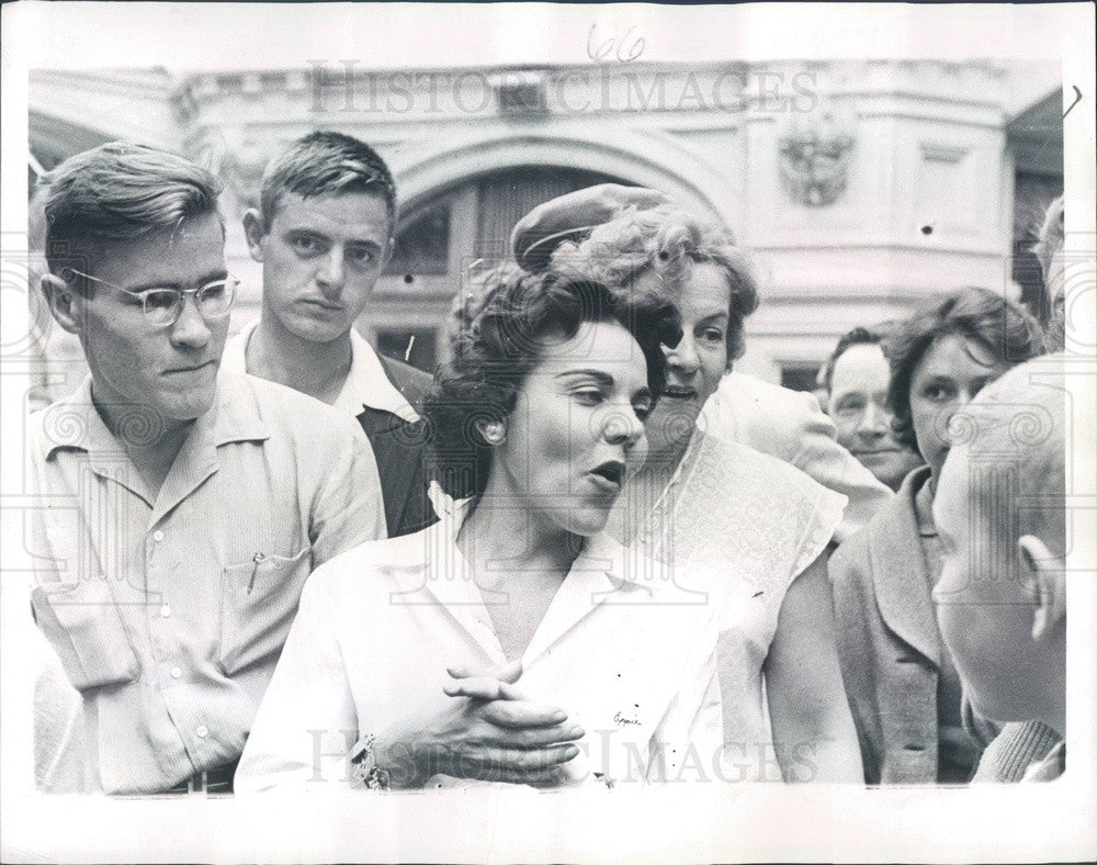 1959 Advice Columnist Ann Landers at Moscow University Press Photo - Historic Images