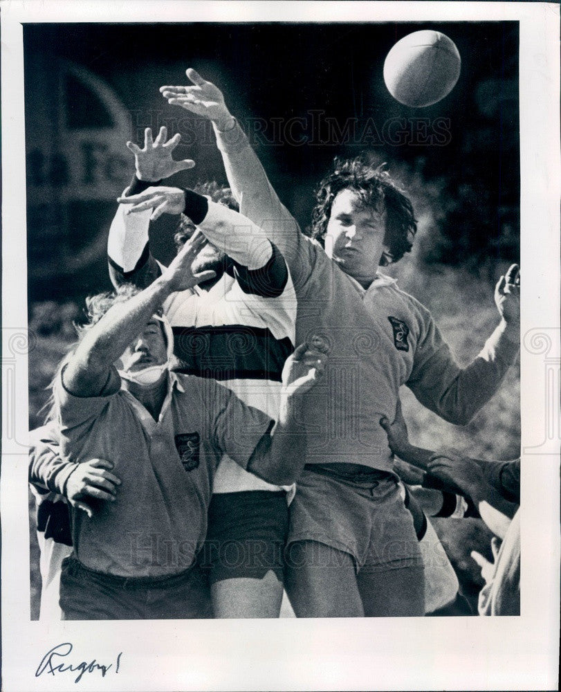 1978 Clearwater, Florida Pelican Rugby Club Press Photo - Historic Images