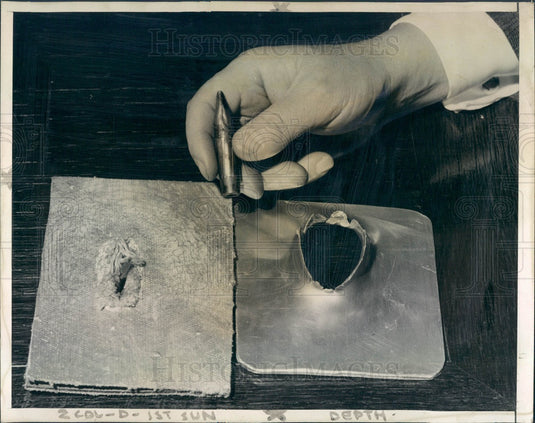 1941 Detroit, Michigan New Non-Metallic Aluminum Substitute Material Press Photo - Historic Images