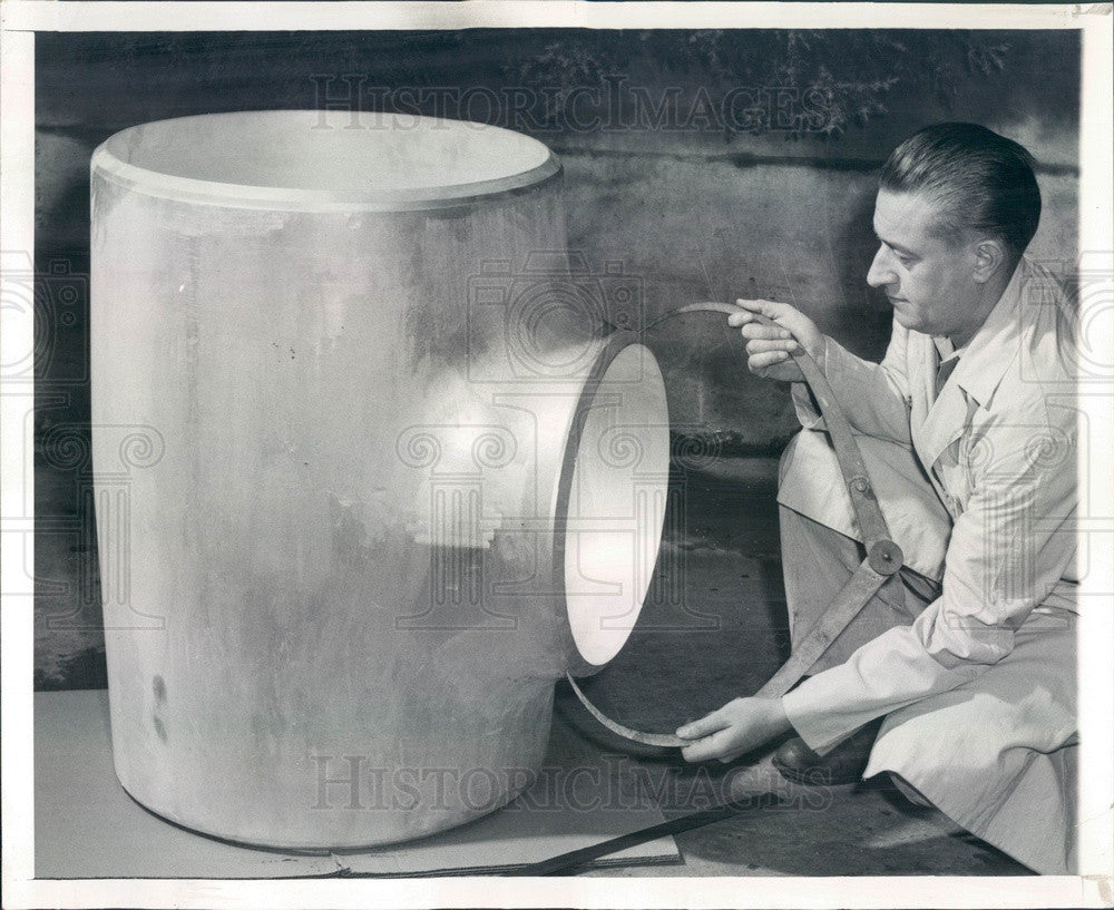 1969 Oak Ridge TN Nuclear Reactor Aluminum Tee Press Photo - Historic Images