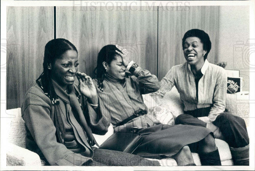 1978 Theater Actors Richardson/Azizi/Larke in For Colored Girls Press Photo - Historic Images