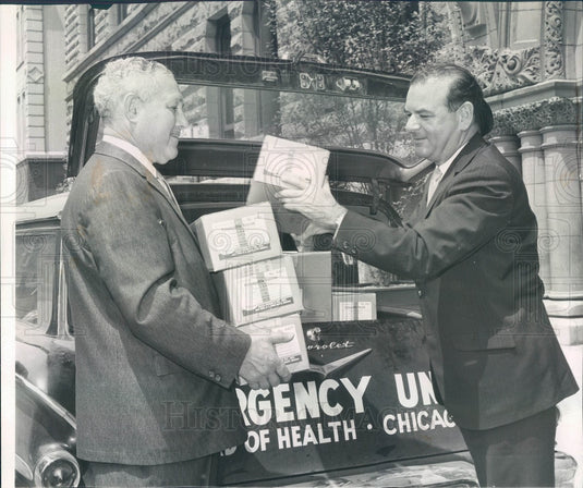 1961 Chicago, Illinois Polio Vaccine Press Photo - Historic Images