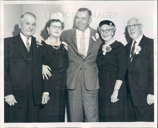 1958 Chicago, Illinois Marshall Field & Co President James Palmer Press Photo - Historic Images