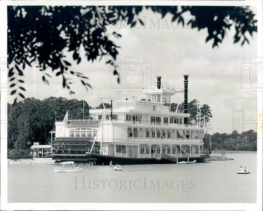 1977 Orlando, Florida Walt Disney World Steamboat Restaurant Press Photo - Historic Images