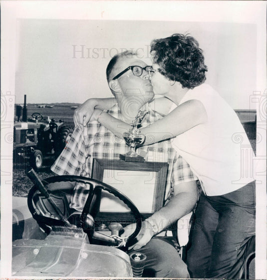 1966 Prole, Iowa National Plowing Match Champion Rodney Hansen Press Photo - Historic Images