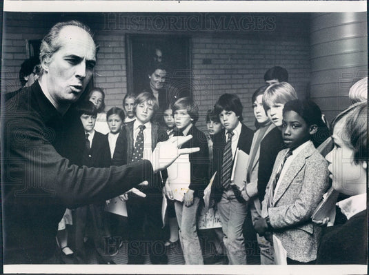 1981 Denver, Colorado Symphony Orchestra Conductor Gaetano Delogu Press Photo - Historic Images