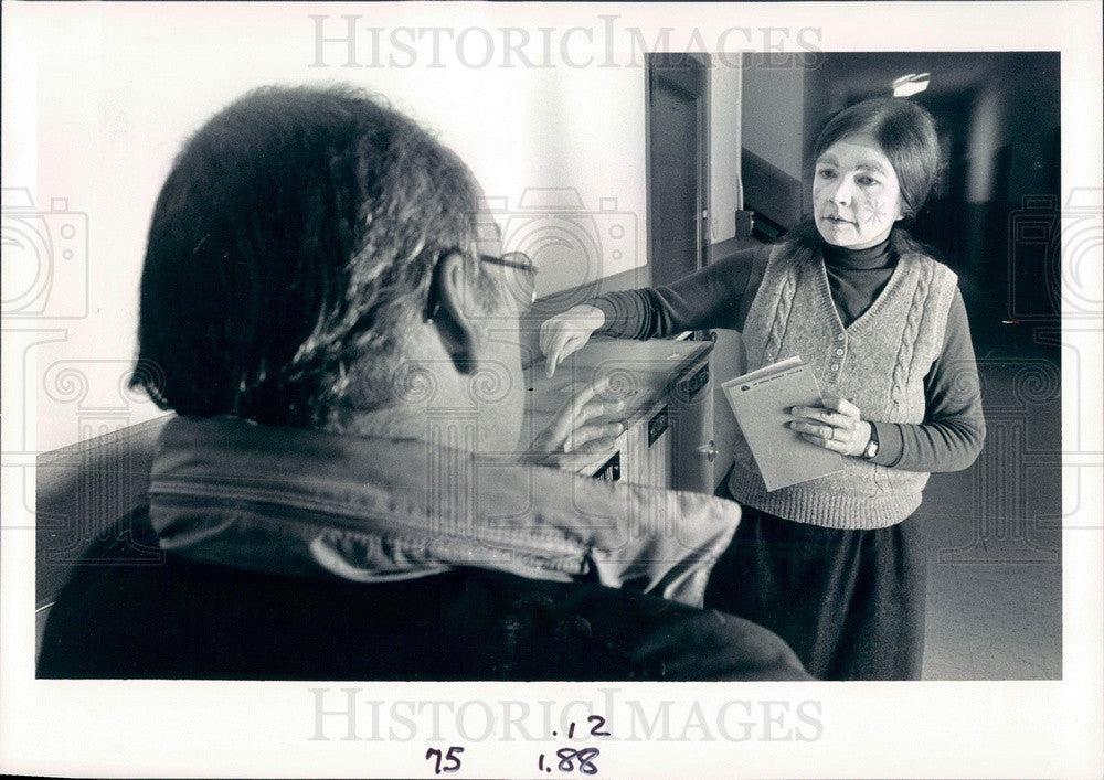 1987 Colorado University History Professor Patty Limerick Press Photo - Historic Images