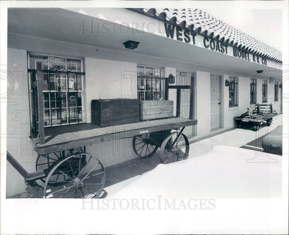 1973 St. Petersburg Florida West Coast Model Railroad Company Press Photo - Historic Images