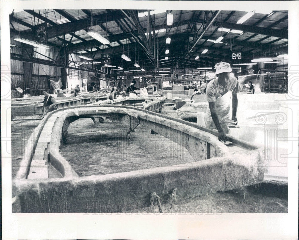 1975 Manatee County, Florida Wellcraft Marine Corp Plant Press Photo - Historic Images