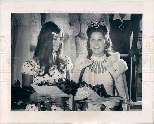 1972 St. Petersburg Florida Columbus Day Queen Debbie Cammarano Press Photo - Historic Images
