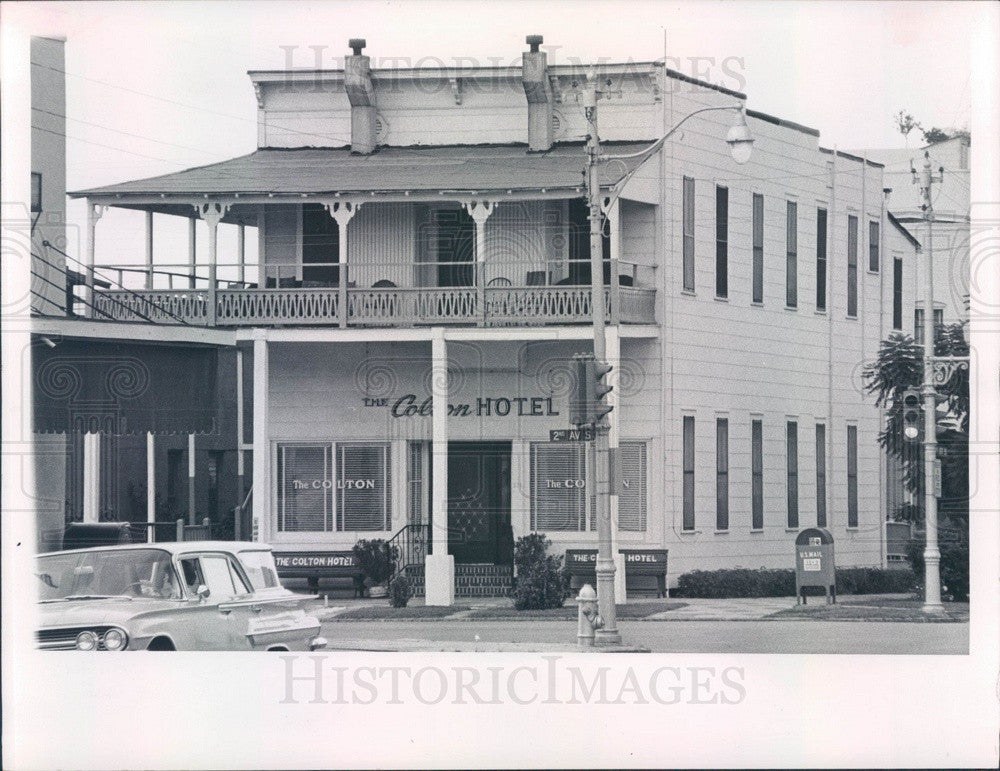 1964 St. Petersburg Florida Colton Hotel Press Photo - Historic Images