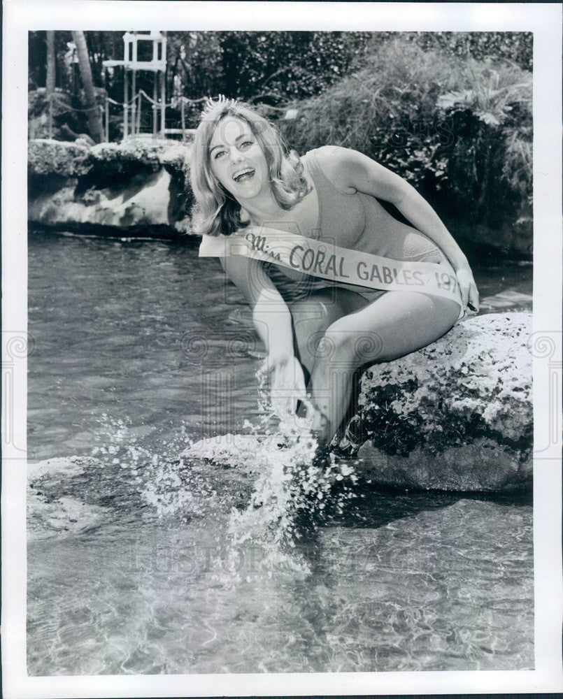 1970 Miss Coral Gables, Florida Press Photo - Historic Images