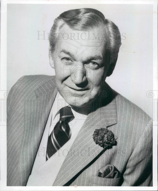 1977 Hollywood Actor Forrest Tucker Press Photo - Historic Images
