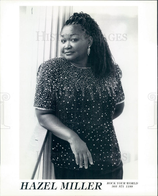 2000 Singer Hazel Miller Press Photo - Historic Images