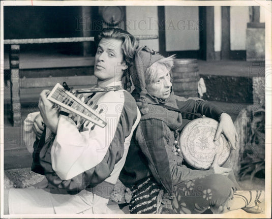 1966 Hollywood Actors John Harrison & Jane Rolland Press Photo - Historic Images