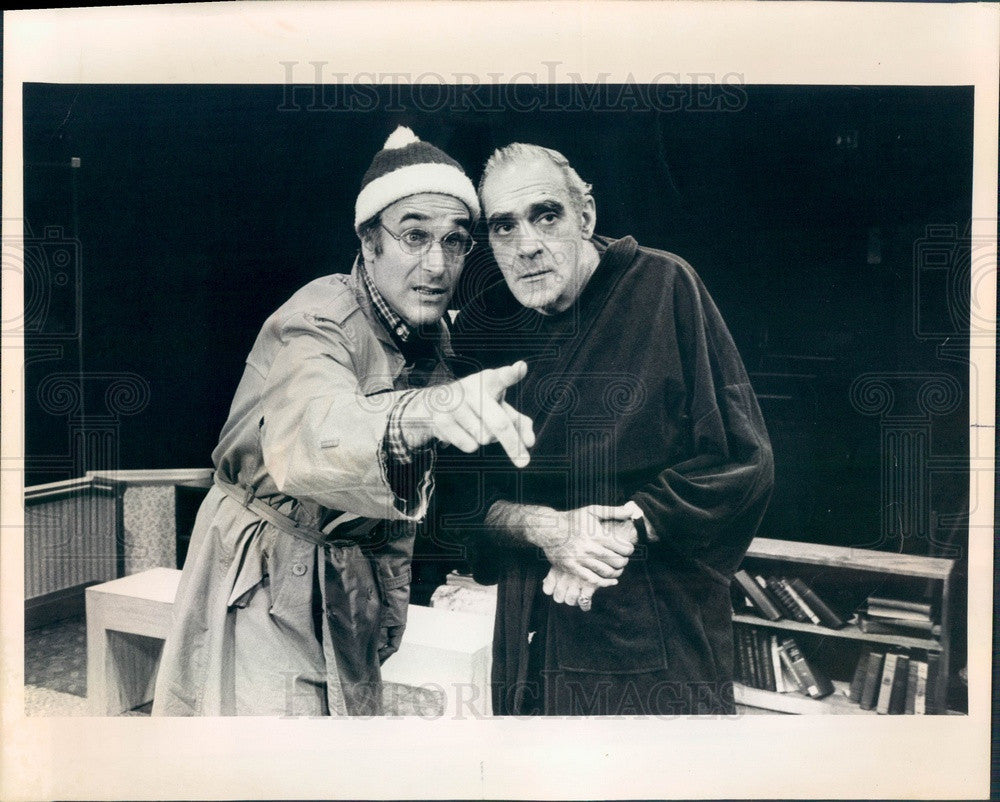 1978 Hollywood Actors Tom Alderman &amp; Abe Vigodain God&#39;s Favorite Press Photo - Historic Images