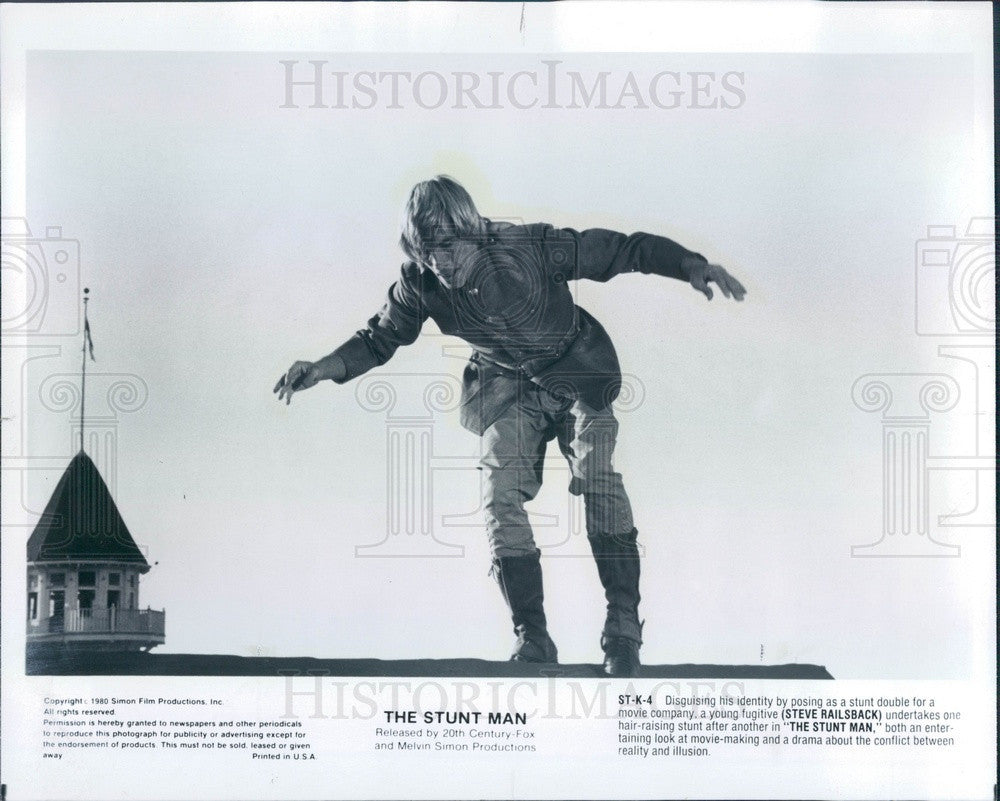 1980 Hollywood Actor Steve Railsback Press Photo - Historic Images