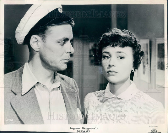 1961 Hollywood Actors Harriet Anderson & Sven Lindbergh Press Photo - Historic Images