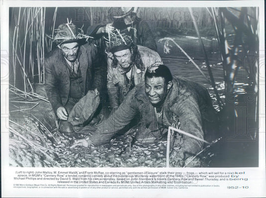 1982 Hollywood Actors John Malloy/Emmet Walsh/Frank McRae Press Photo - Historic Images