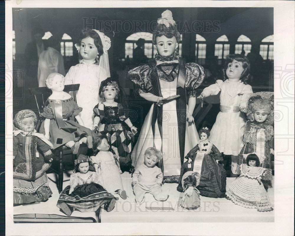 1953 St. Petersburg Florida Doll Show Press Photo - Historic Images