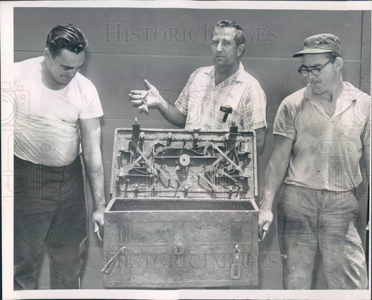 1965 Wells Fargo Strongbox & St. Petersburg Florida Downing's Forge Press Photo - Historic Images